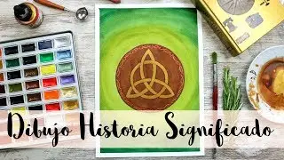 PINTA Y DESCUBRE LA TRIQUETA | SÍMBOLO CELTA | YourCreativeChannel