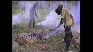 Video 15 part 2 Cooking Emu in a Pit Oven