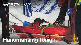 Canada's Mark McMorris stretchered after fall in pre-Olympic training | Hanomansing Tonight