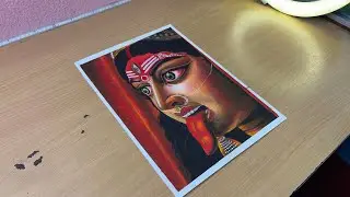 Kali Maa | Pastel Color Drawing | Kali Puja Special Art by Somodip | Time Lapse Painting