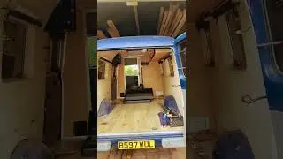 Ford Transit mk2, camper project, stripped out and carport built #car #fordtransit #campervan