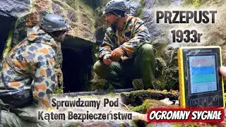 Eksploracja pod kątem bezpieczeństwa. Przepust 1933r. Pod zbliżającą się grę terenową.
