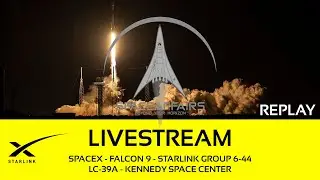 SpaceX - Falcon 9 - Starlink Group 6-44 - LC-39A - KSC - March 16, 2024