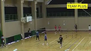 2023.7.30　#41　後藤諒祐/山本ひかる(TEAM PLUS./TEAM HIKARU)・納富健太朗/濱崎元輝(金丸クラブ)　TEAM PLUS.CUP第8回ランク別大会