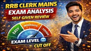 RRB CLERK MAINS EXAM ANALYSIS| RRB CLERK MAINS STATEWISE CUT OFF| QUANT 🥶 #rrbclerk #banking 