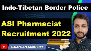ITBP Assistant Sub Inspector ASI Pharmacist Recruitment 2022