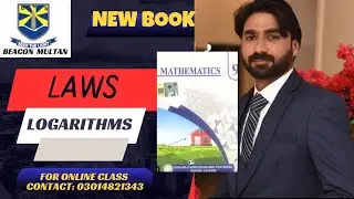Math: laws of logarithm class 9 (new book) |&lrm;⁨@SirSafeerAhmed⁩&nbsp; 