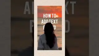how to add text behind person#inshot #tutorial #videoediting #edit