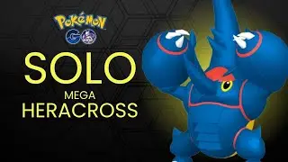 MEGA HERACROSS SOLO RAID no Pokémon GO 