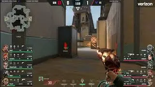 Tenz goes for the ACE with a Sheriff! Sen vs V1 (rematch) Fracture VCT 2022 NA Playoffs