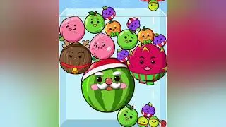 Watermelon Drop Merge 🍉 Mobile Gameplay #fruitmerge #fruitgame #fruitgames