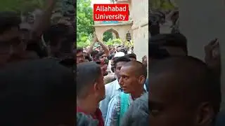 BA first year student protest for promotion @AUbeat #allhabaduniversity #BA
