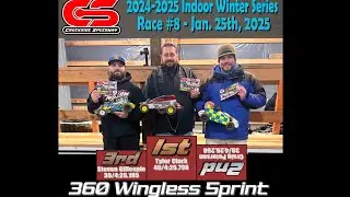 2024-2025 Winter Series Race 8 Wingless Sprint A Main @creeksidespeedway