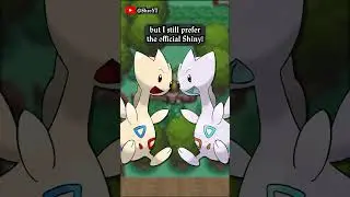 Inverting the Colors of Togepi, Togetic, and Togekiss || #shorts #pokemon #shinypokemon