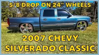 Chevy Silverado With 5/8 Drop And 24&rdquo; Wheels