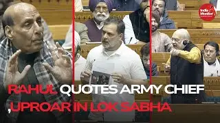Lok Sabha Erupts as Rahul Gandhi Quotes Unpublished Book by Former Army Chief