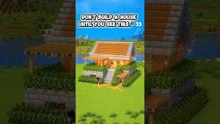 Minecraft | Starter Survival House&nbsp; Easy Build&lrm;#minecraft #shorts #minecraftshorts