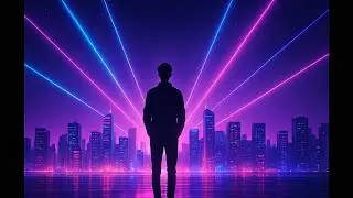 Neon Waves of Midnight