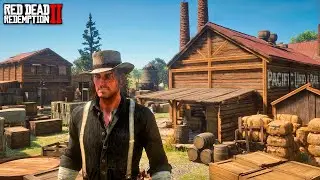 Pacific Union Railroad Camp from RDR1 Restored in RDR2