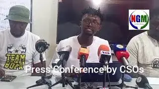 CSOs Press Conference on the removal of the Auditor General 