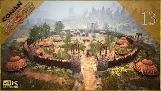 Conan Exiles (AoS) T5#13 🌇Llegada a Nueva Asagarth🌇 (Age of Sorcery) Gameplay Espa&ntilde;ol