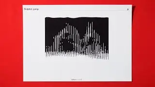 Dolphin jump: Animated Optical Illusion 11