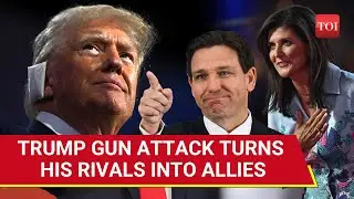 Trump's Gets Big Endorsement From Rivals Nikki Haley, Ron DeSantis At RNC After Gun Attack | Watch