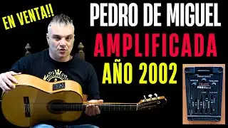 Ocasión! Guitarra FLAMENCA Amplificada Pedro de MIguel año 2002 impoluta (perteneció a KETAMA)