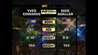 Yves Edwards vs Nick Agallar