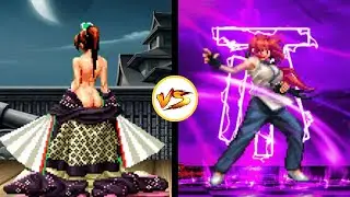 Mai Shiranui vs Kaoru Fight  🔥 KOF Mugen💥 Must Watch