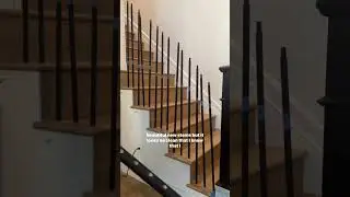 The balustrade is in! (Mostly 😅) The last time I installed the balusters, I did it the hardest way