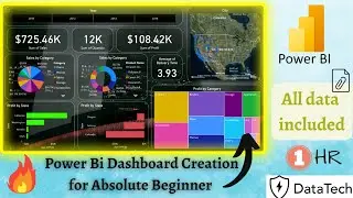 Complete Power Bi dashboard for Walmart Project | Beginner | with Data Set and pbix file