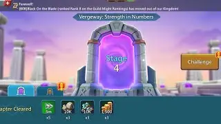 Vergeway: Strength in Numbers Stage 4| Vergeway Chapter Cleared| Lords Mobile| Game  @DevilChickP