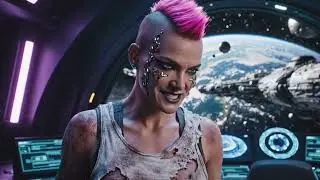 Кибер-девушка-домохозяин из трущоб: короткометражный фильм об инопланетных приключениях