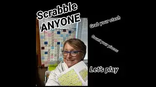 Scrabble Anyone. #scrabble