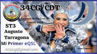 Mi Primer e-QSL con El Carnaval de Canarias