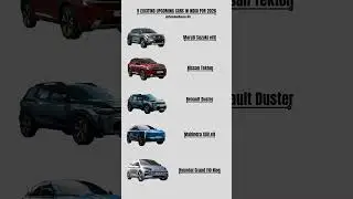 5 Upcoming Cars In India For 2026 #automobile #trendingshorts