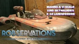 MAKING A STAR WARS 1:1 SCALE REPLICA OF LUKE SKYWALKER'S LANDSPEEDER! - ROBSERVATIONS Short Take