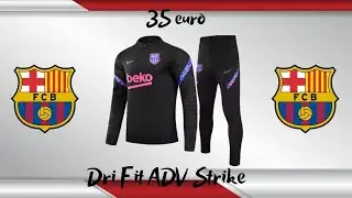 Unboxing Tracksuit FC Barcelona Nike Dri Fit ADV Strike Player Issue (Version Pro) vs Fake