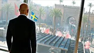 Neutralizing the corrupt business tycoon in Marrakesh Morocco : Hitman 3 Silent Assassin Gameplay
