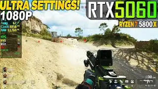 Delta Force RTX 5060 + Ryzen 7 5800x - 1080p Ultra,