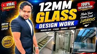 12mm Glass Partition Fitting  Before& After Transformation Professional Glass Partition #fitings 