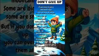 Don't give up.poems in english|English poem for children| short#Cocomelon #nimbookids#babybus#kids