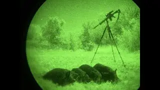 35 Hogs Spotted | Thermal Hog Hunting in Texas | 7.62x39 & FLIR PTS 736