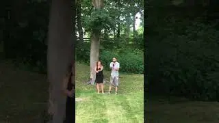 Smoke cannons Gender reveal BIG surprise!