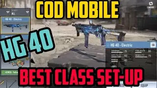 COD MOBILE HG 40 BEST CLASS SETUP DESTRUCTION