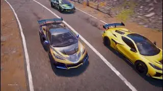 Fortnite rocket racing corvette cut scene for PlayStation #gaming #ps5 #sharefactorystudio