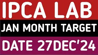 IPCA LAB SHARE LATEST NEWS 27DEC'24/IPCA LABORATORIES STOCK LATEST NEWS WITH NEW TARGET