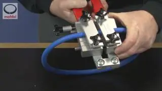 Extruded round belts end to end welded with the J50 clamp