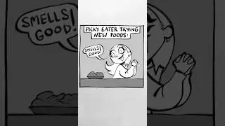 Picky eaters trying new foods: